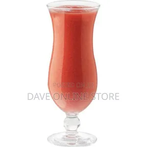 6 Pieces of of Fruit Cocktail Juice Glasses Mugs- Clear.