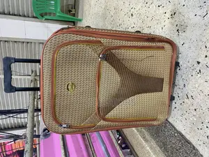 Brown Suitcase With Patterns