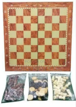 3 in 1 Wooden Chess