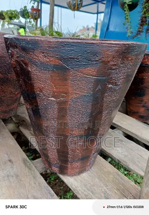 Concrete Planters/Solid Foundation for Flowers and Plants.