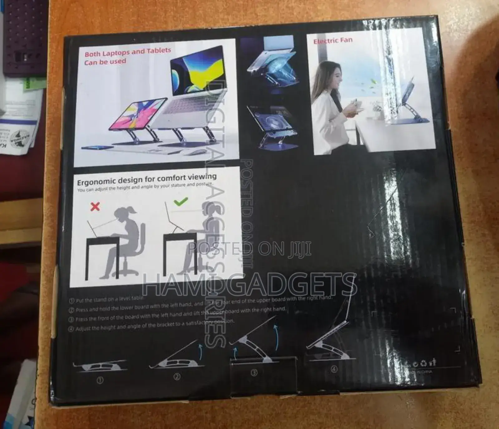 Rotatable Laptop Stand V5.0 With Electric Fan