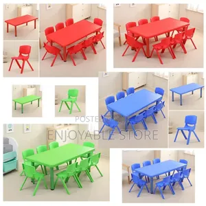 Set of Plastic Baby(Kids) Table and Chairs