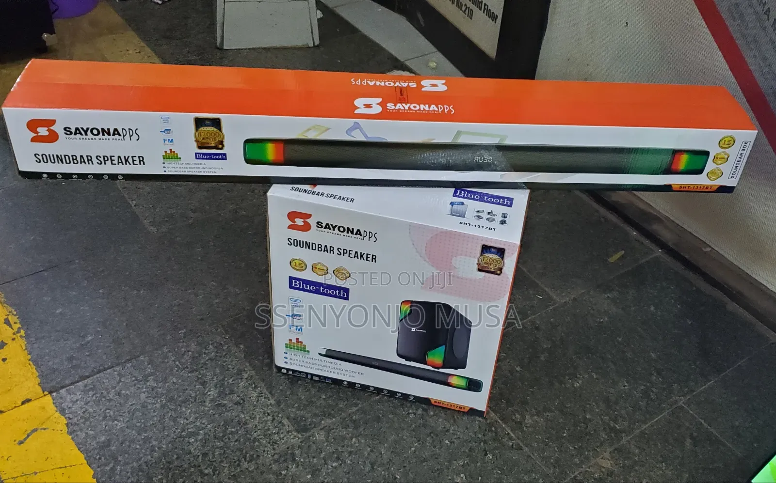 Sayona Soundbar - 12000w High-Tech Multimedia Sound System.