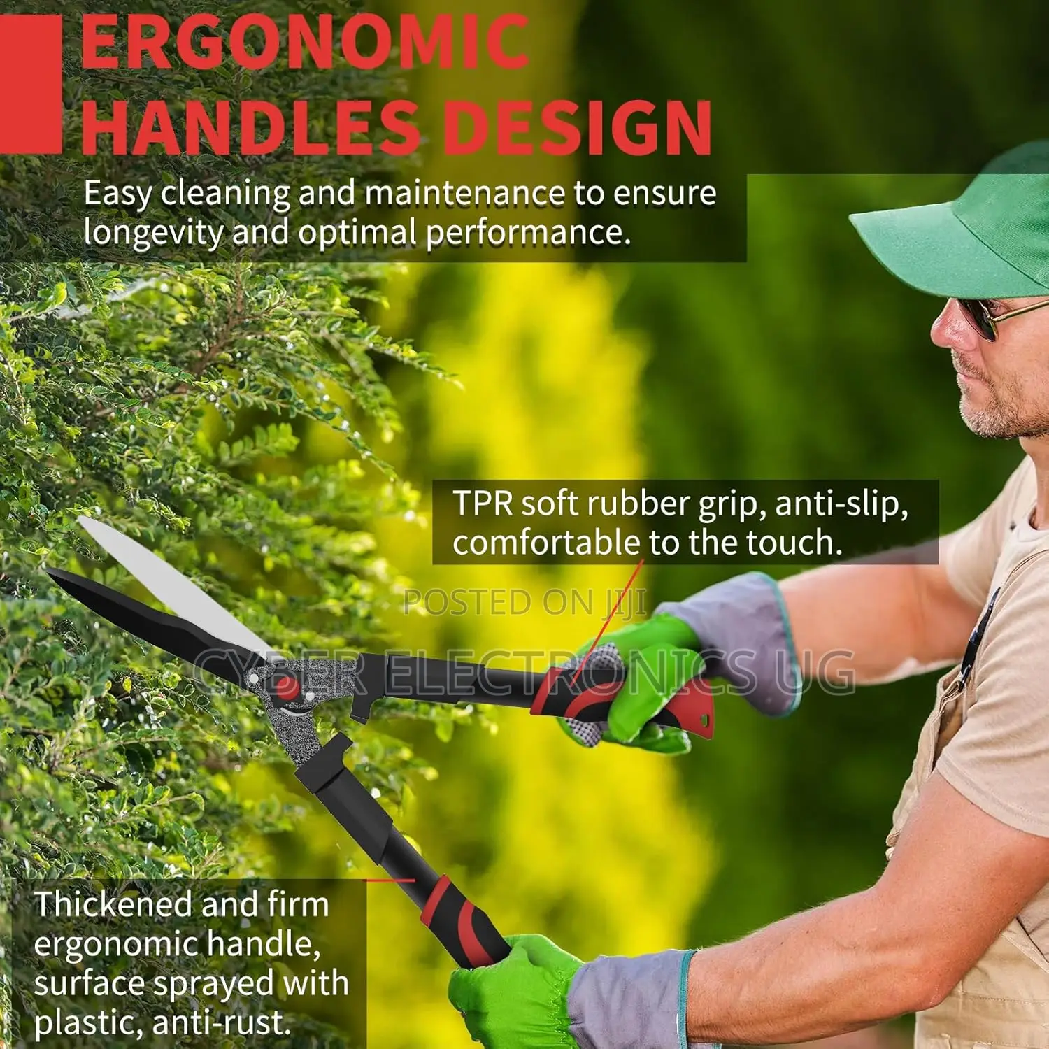 Garden Flower Tree Trimmer Scissors Manual Hedge Trimmer