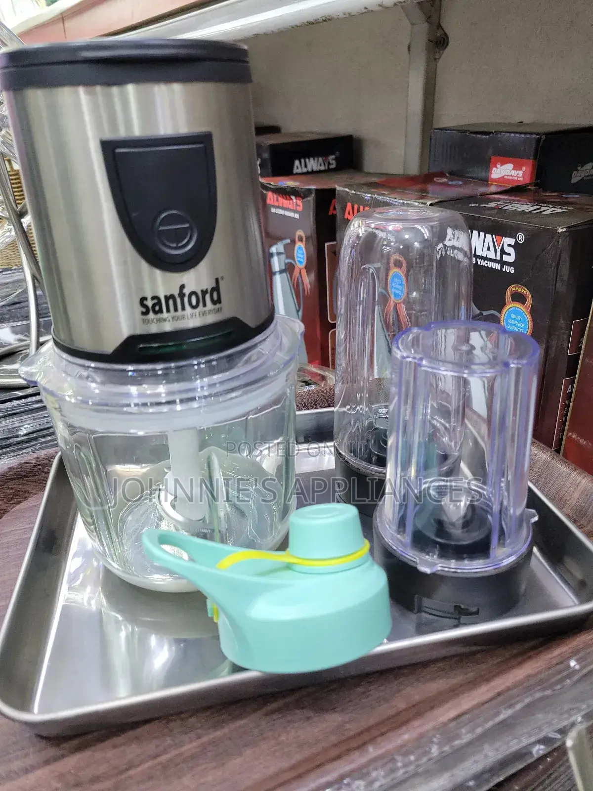 (3in1)Sanford Rechargeable Food Processor