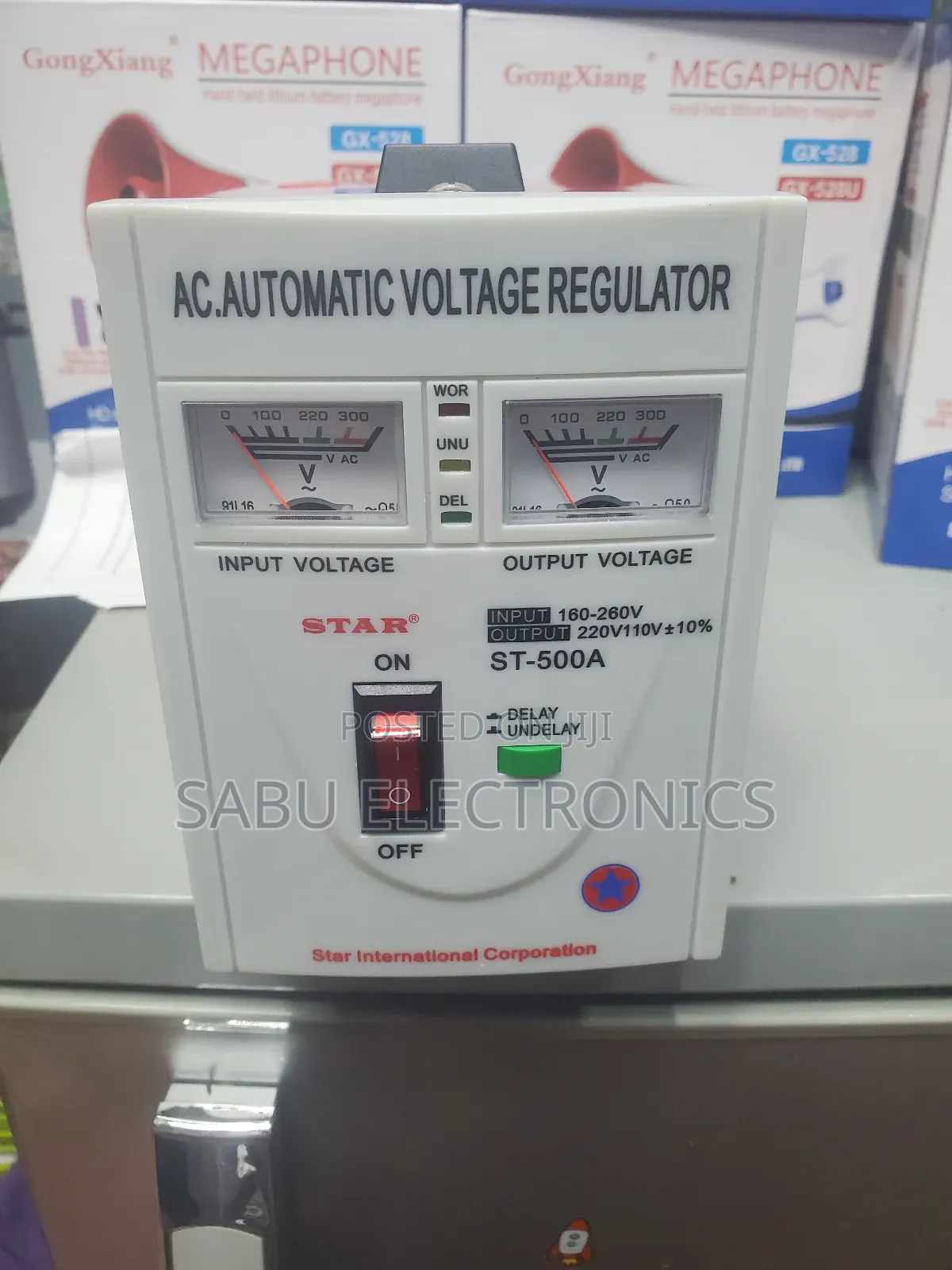 AC Automatic Voltage Regulator 500w-Stabilizer-Step Down