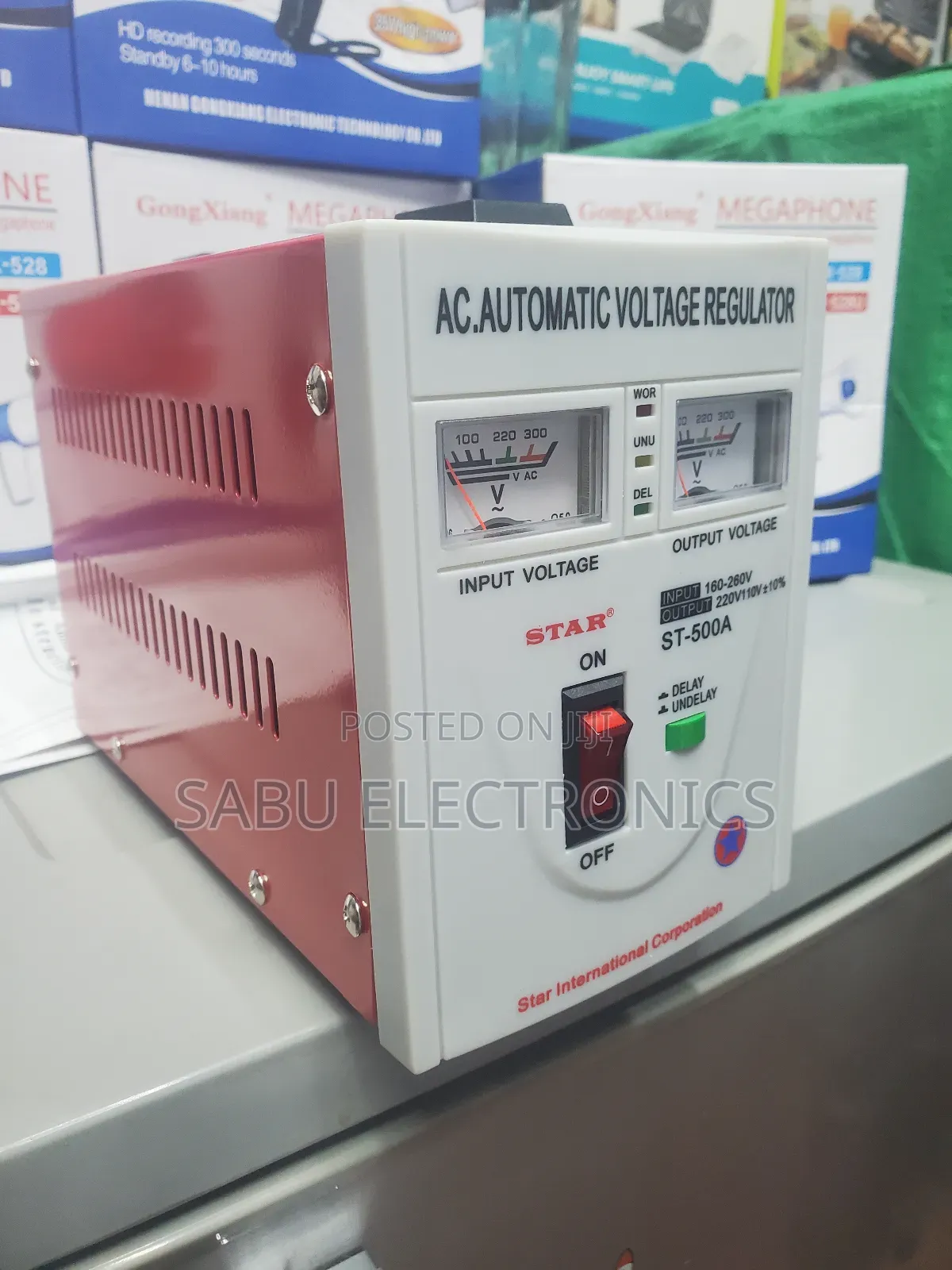 AC Automatic Voltage Regulator 500w-Stabilizer-Step Down