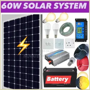 60W Solar System Full Kit / Gold Star
