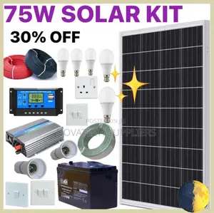 75W Solar System Full Kit / Sun Powered