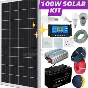 100W Solar System Full Kit / Hi Light