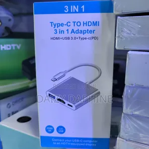 Type-C to HDMI to USB3.0 to DP Adapter