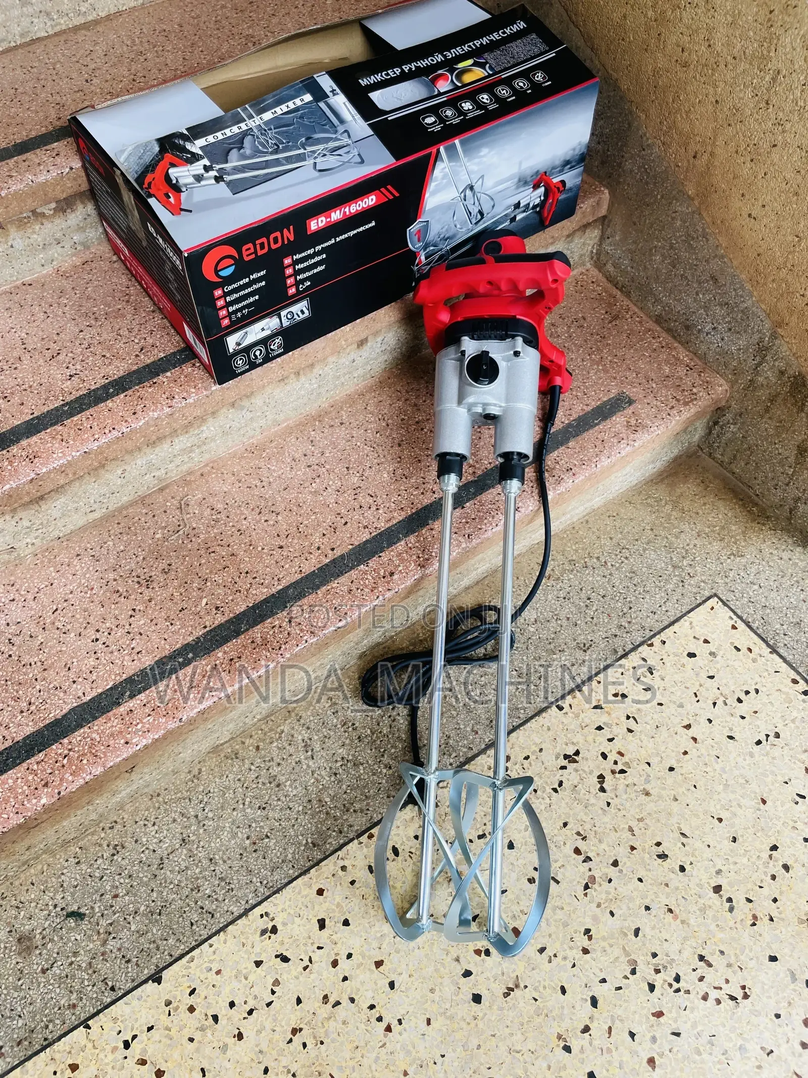Electric Hand Mixer Double Spiral