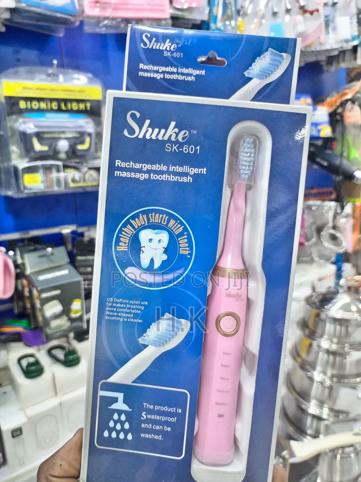 Shuke SK-601 Rechargeable Intelligent Massage Toothbrush.