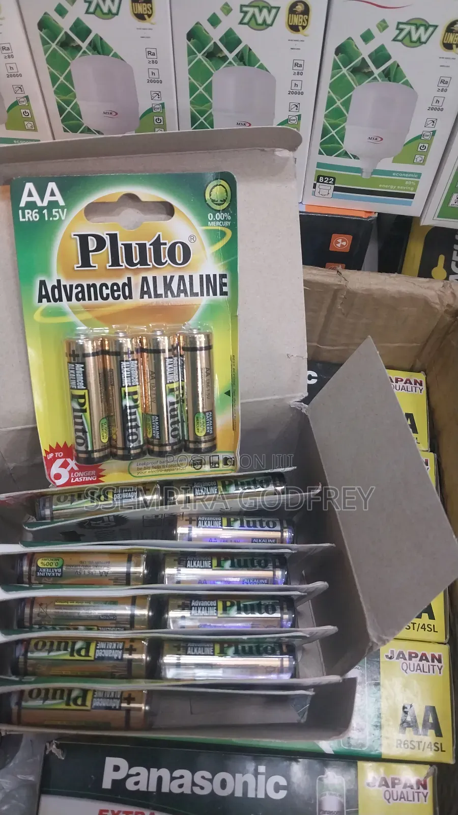 Pluto Advanced Alkaline Batteries Box 48 Pieces