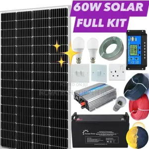 60W Solar Power Complete Kit Juki