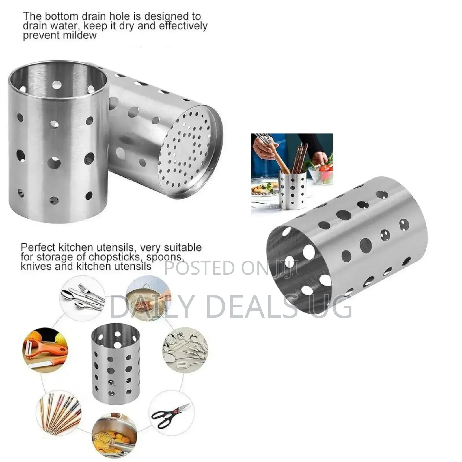 Stainless Steel Cutlery Holder