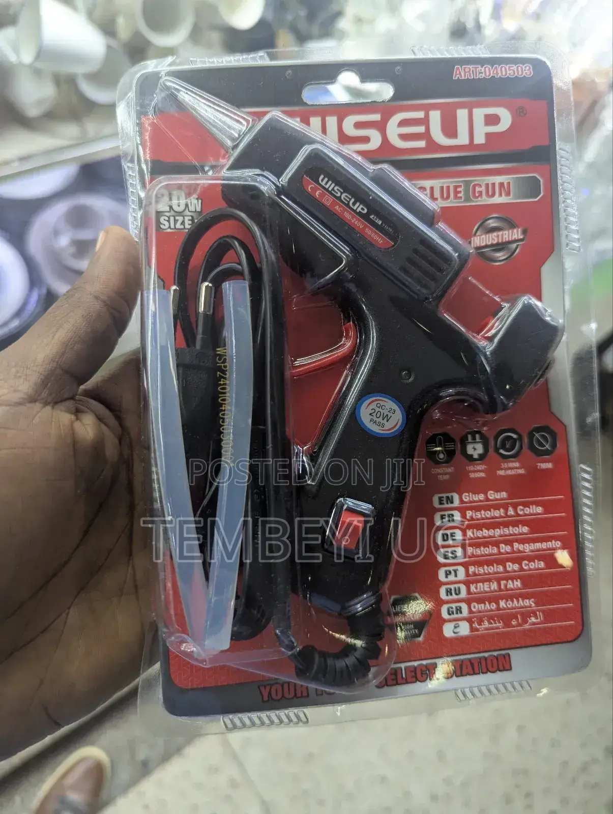 Wiseup Glue Gun With Free Sticks