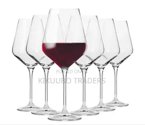 Diamond Stem Wine Glasses 6pcs