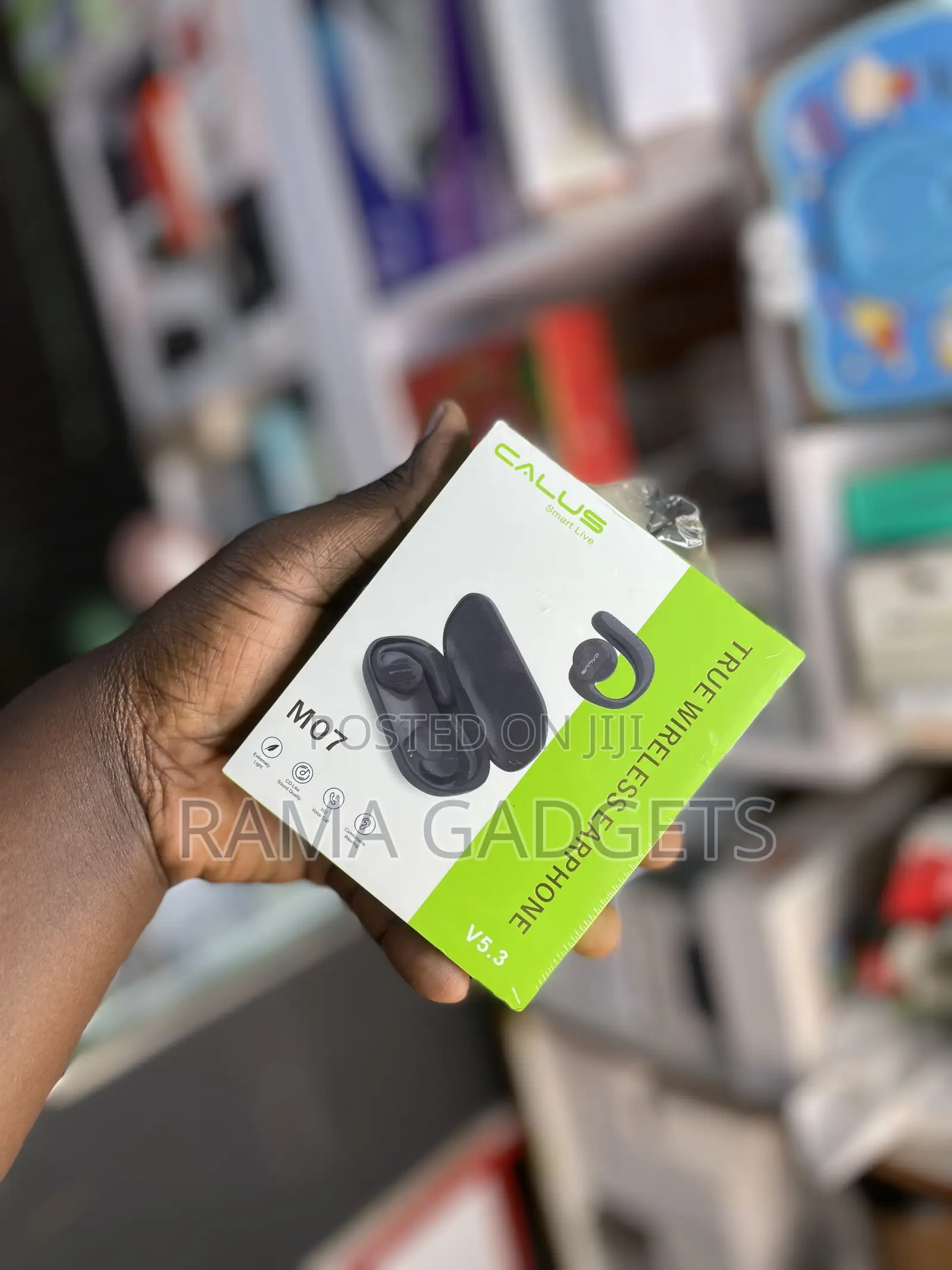 Calus M07 Stereo Bluetooth Earphone - Black
