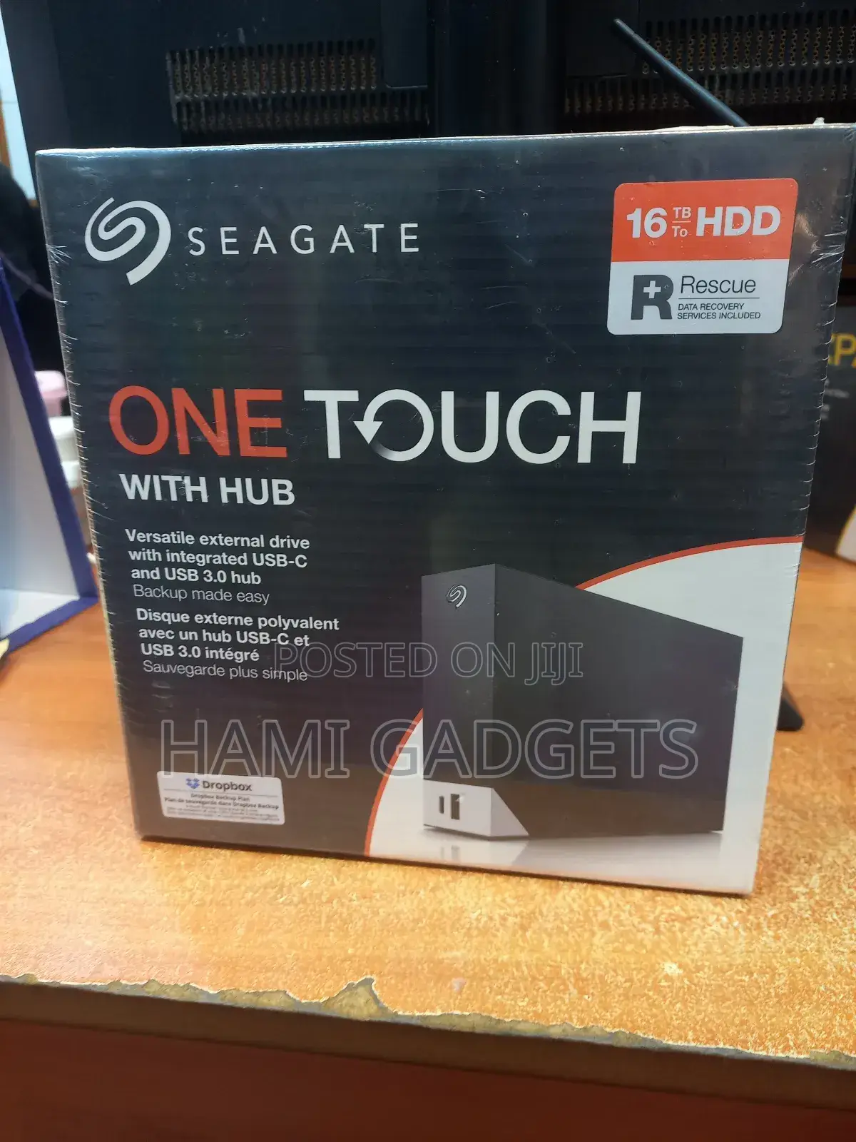 16tb HDD Seagate One Touch With Hub