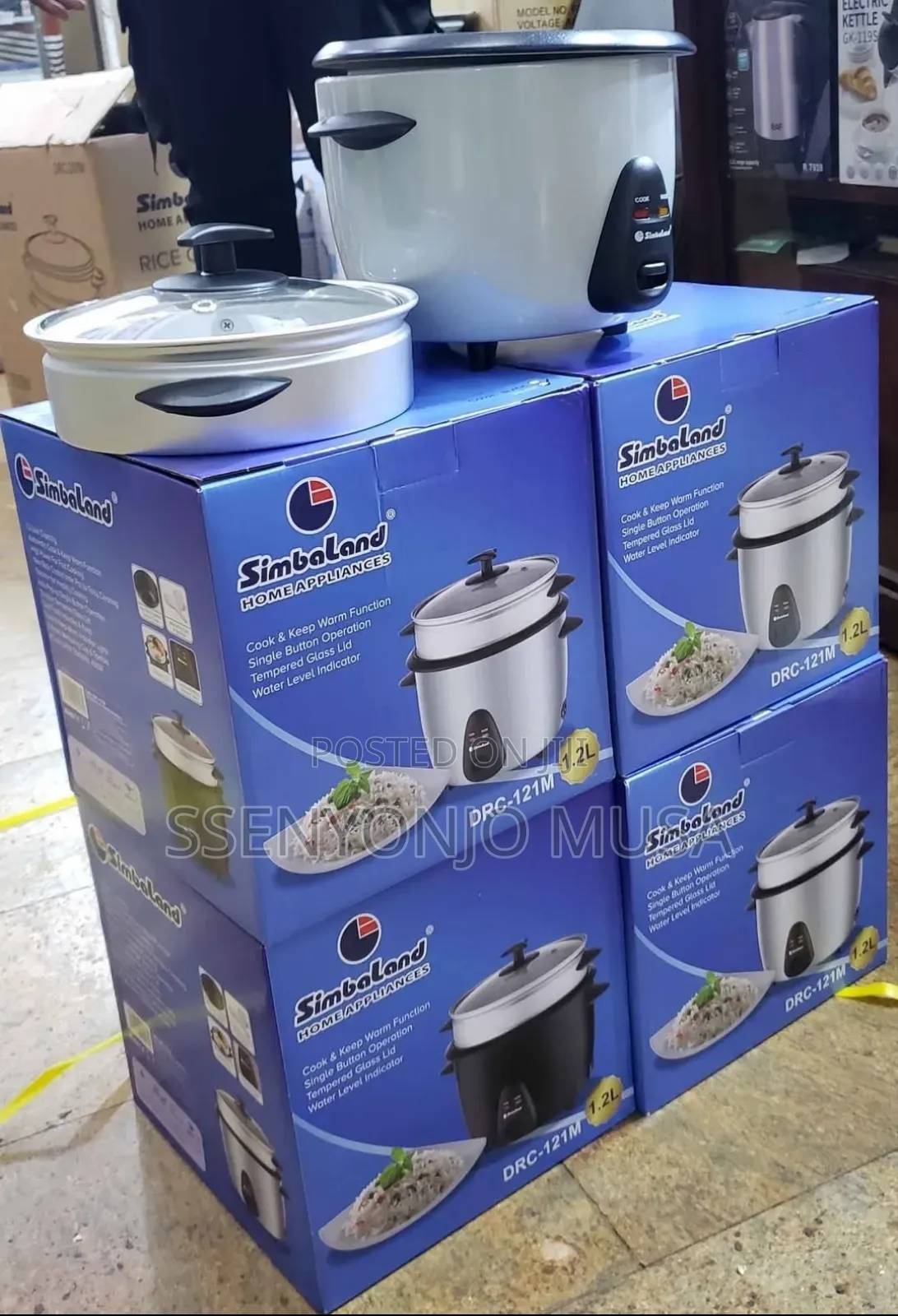 Simbeland Rice Cooker - 1.2l, Single Button, 1200w