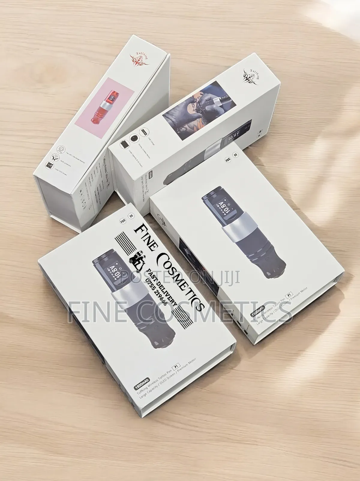 2 Batteries, Top Quality Rechargeable Wireless Tattoo Machine Gun