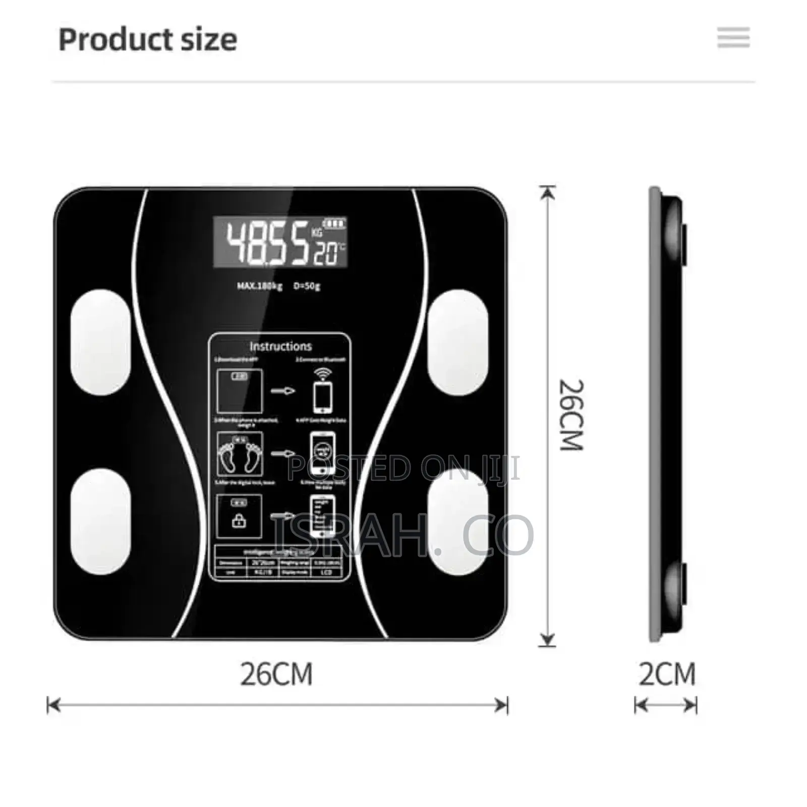 Glass Foot Scale