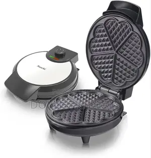 Saachi Waffle Maker With Mini Heart Shaped Waffle Grill