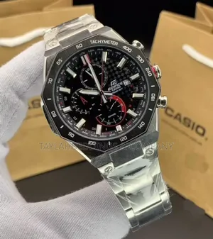 CASIO Solar Wave Stainless Steel Watch Solar Mens Analog