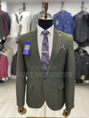 Classy Blazer Coat Dark Gray
