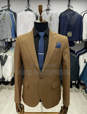 Classy Blazer Coat Gold