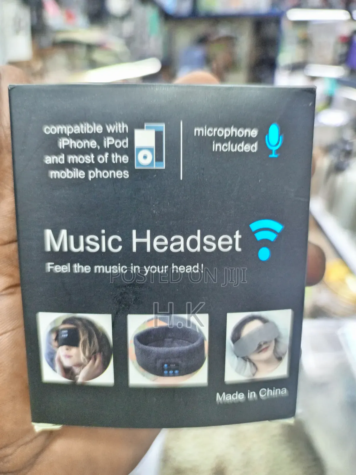 Bluetooth Sleep Eye Mask Music Headset.