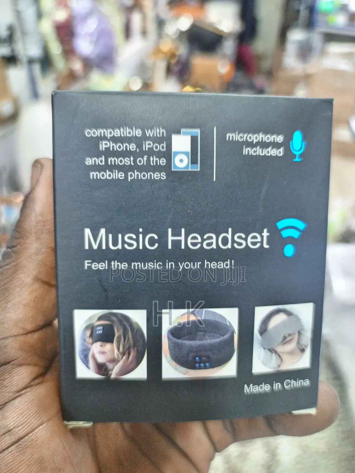 Bluetooth Sleep Eye Mask Music Headset.