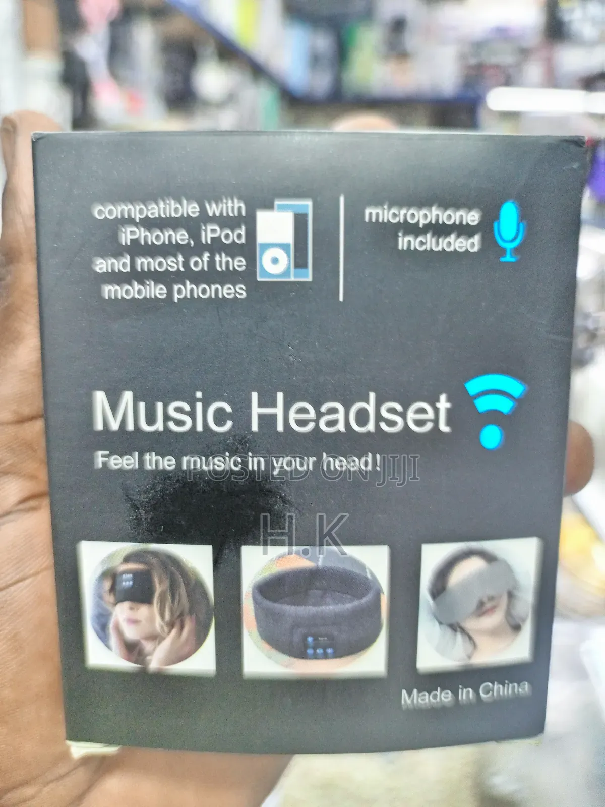 Bluetooth Sleep Eye Mask Music Headset.