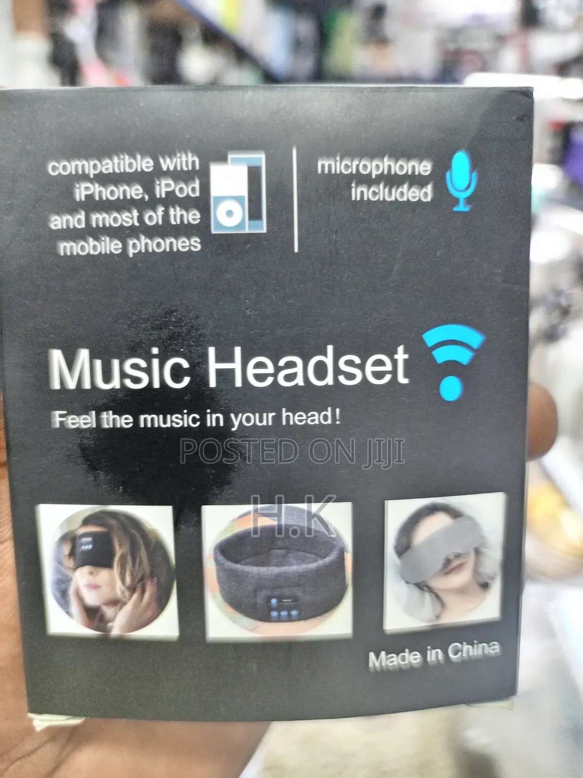 Bluetooth Sleep Eye Mask Music Headset.