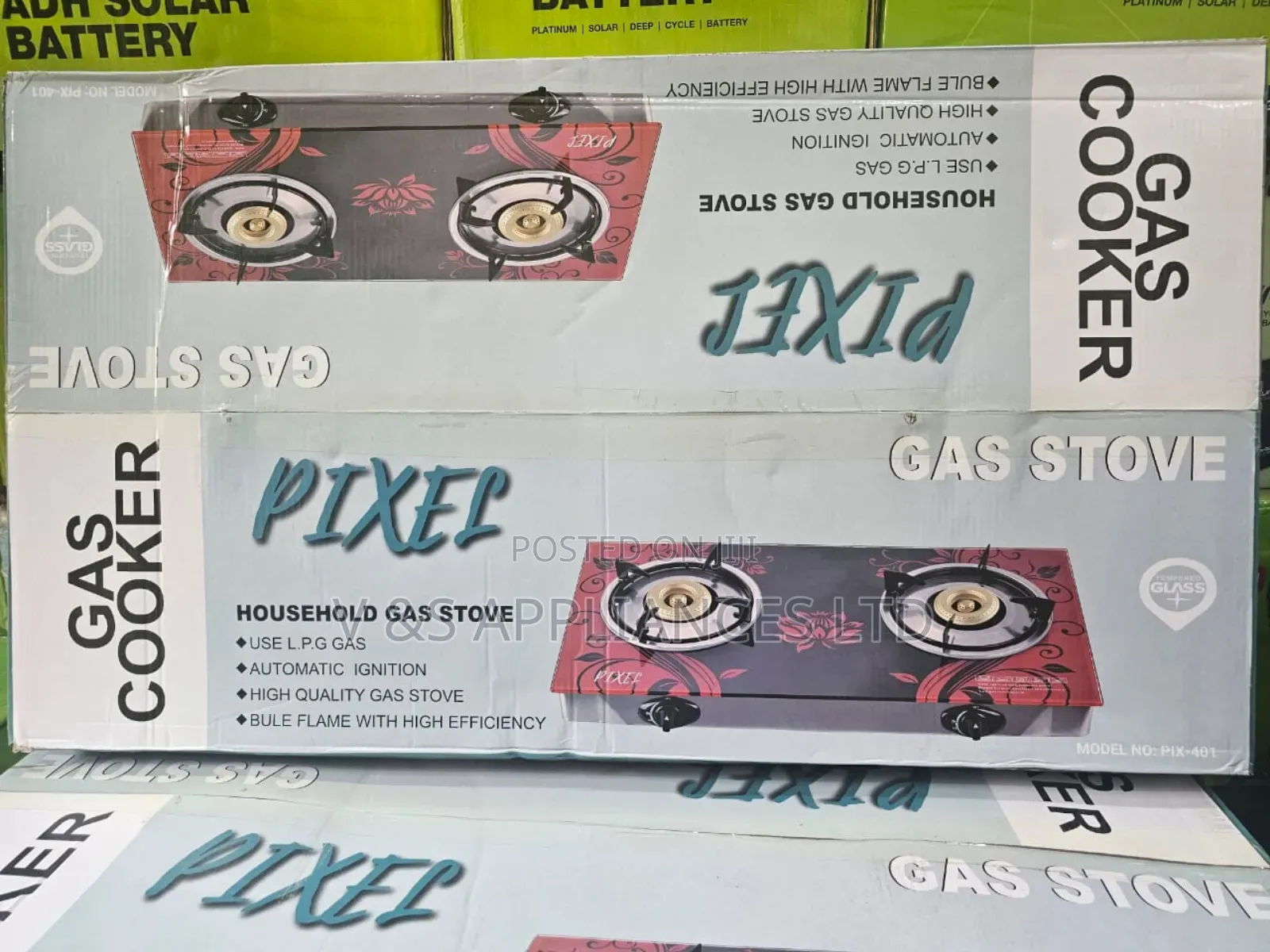 Pixel Gas Stove Burners