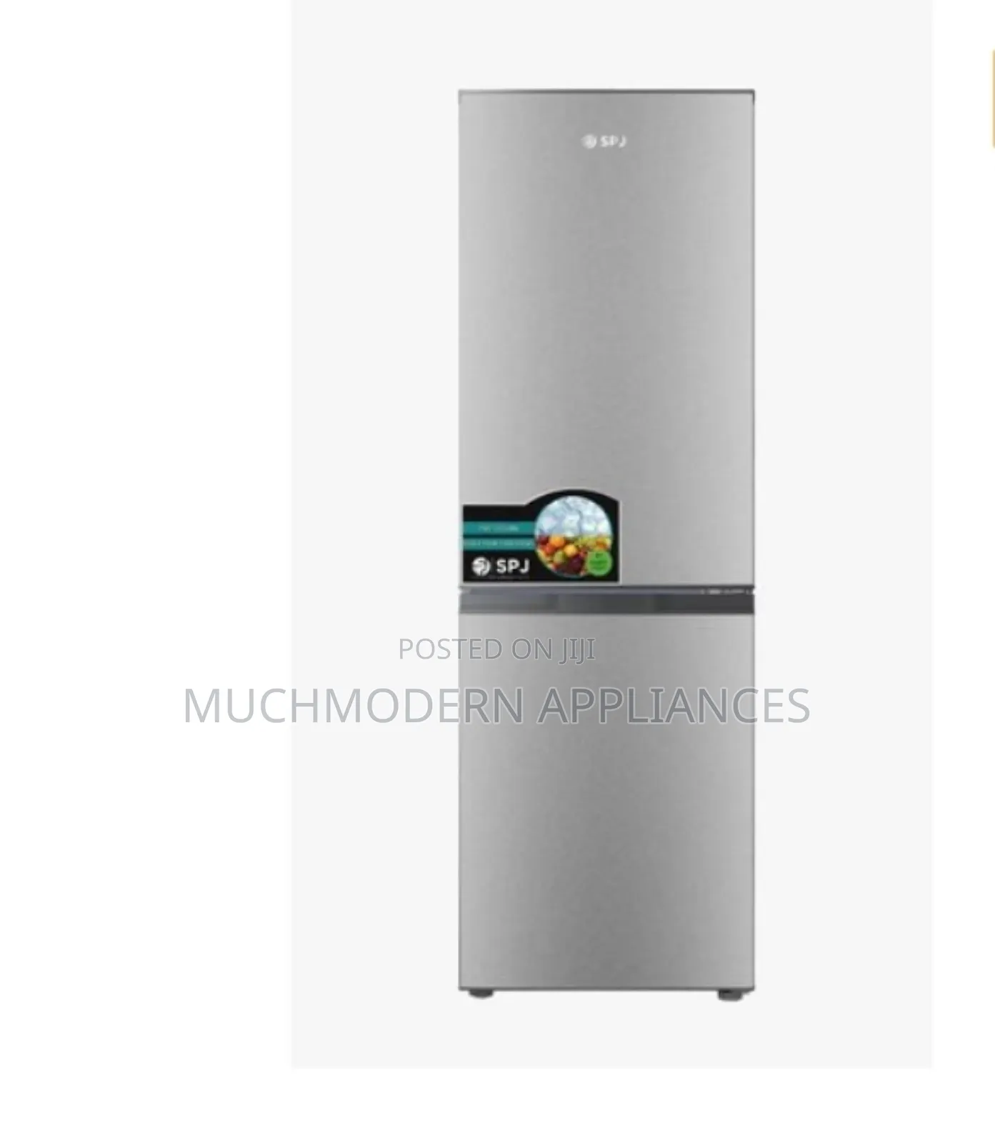 SPJ 349L 2-Door Bottom Freezer Refrigerator