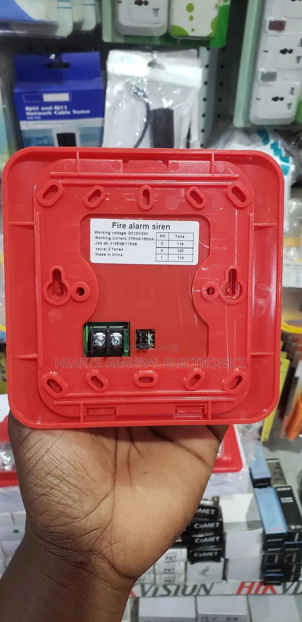 Fire Alarm Siren And Strobe 12v And 24v