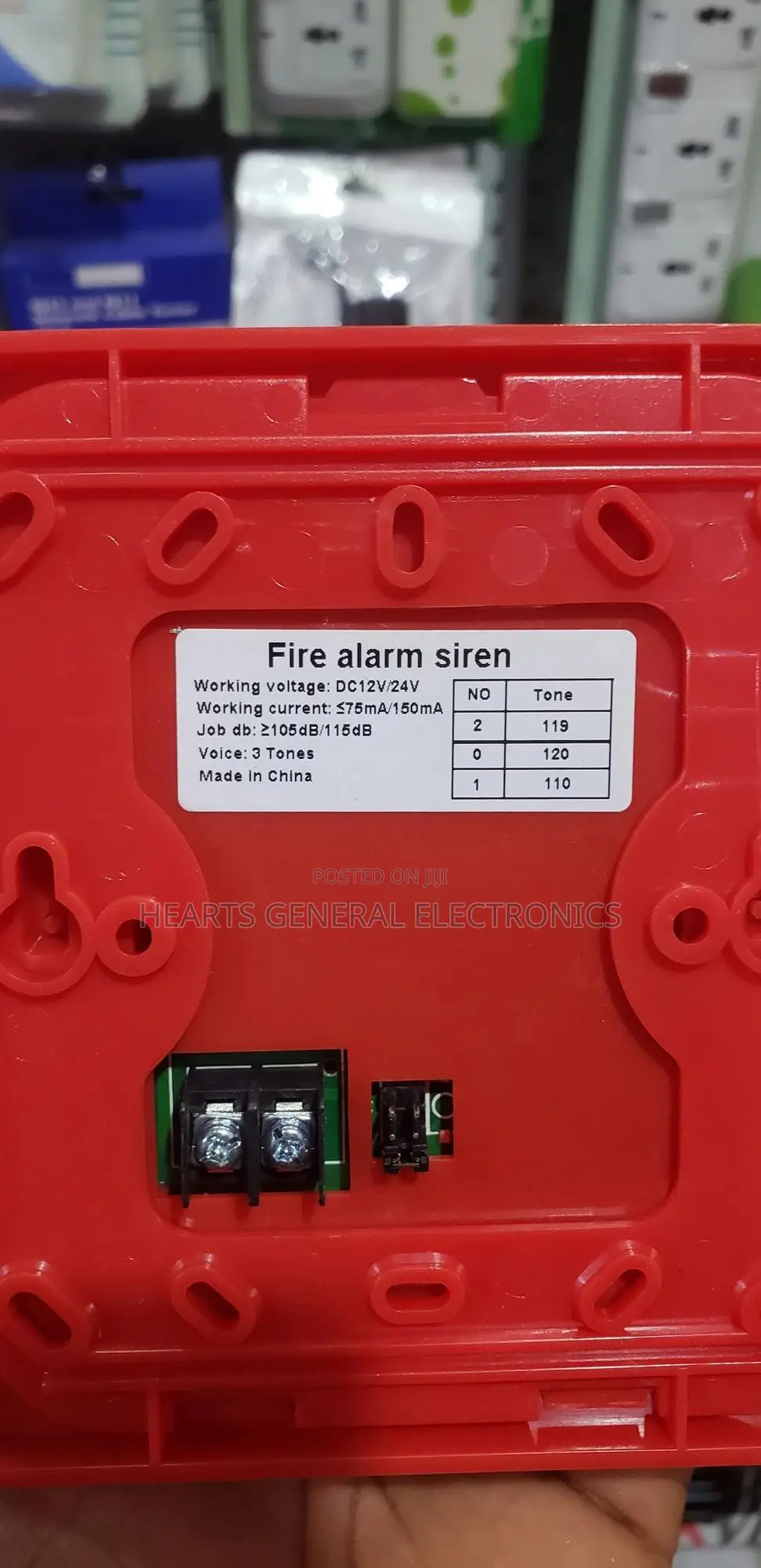 Fire Alarm Siren And Strobe 12v And 24v
