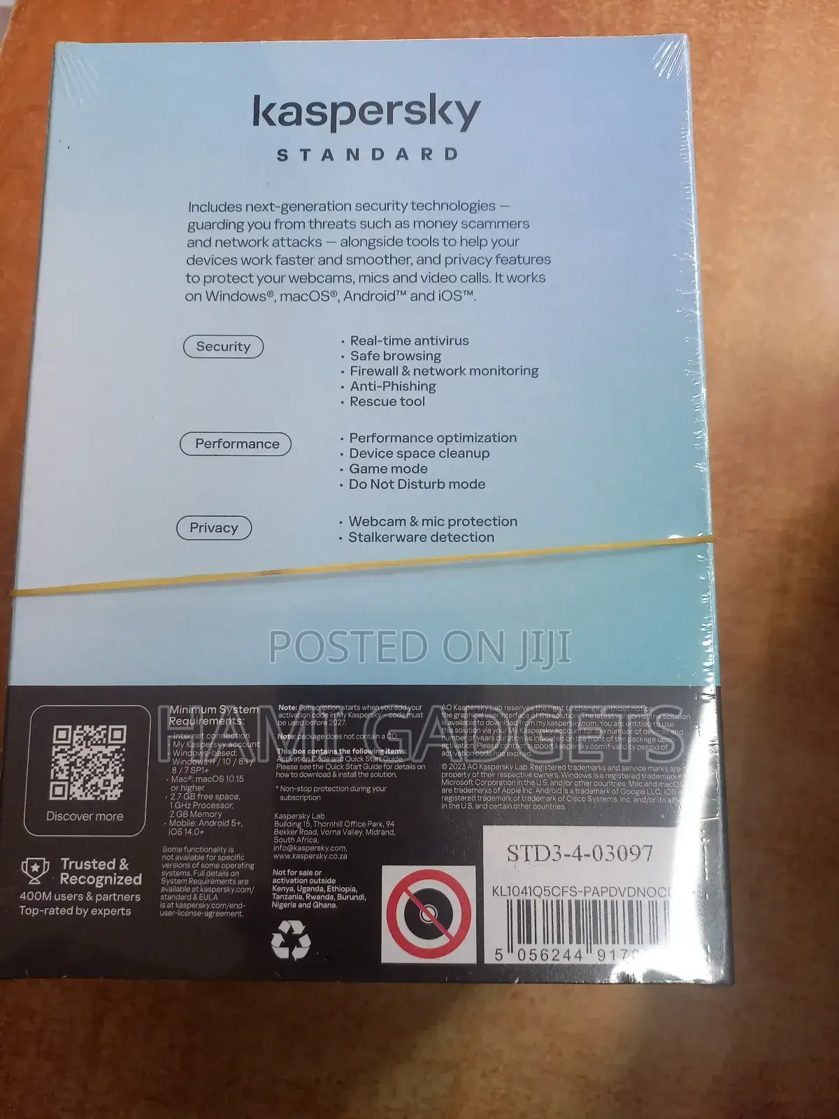 3device Kaspersky Standard Antivirus