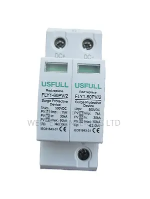 500VDC 60ka Type 1 and 2 Surge Protection Device