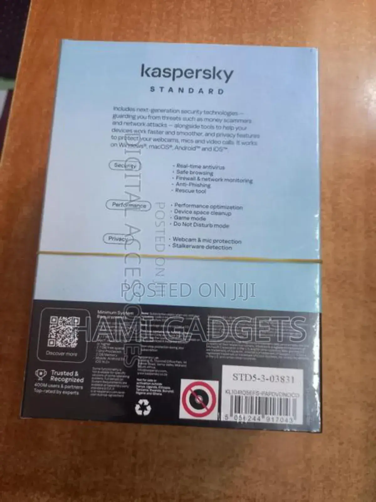 5user Kaspersky Standard Antivirus