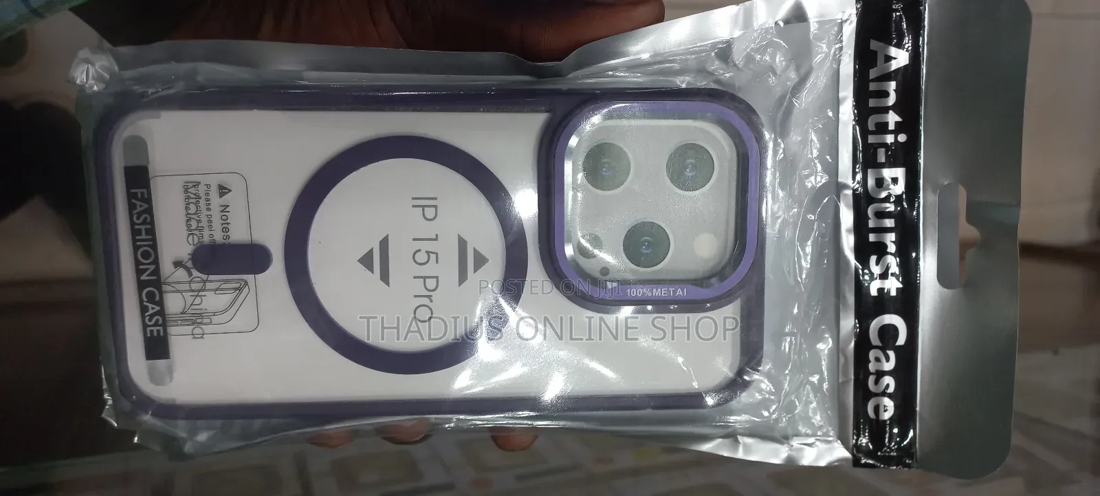iPhone 15 Pro Super Hard Anti Burst Transparent Covers