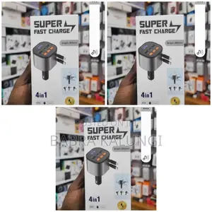Retractable Car Charger, 4 In1 Fast Car