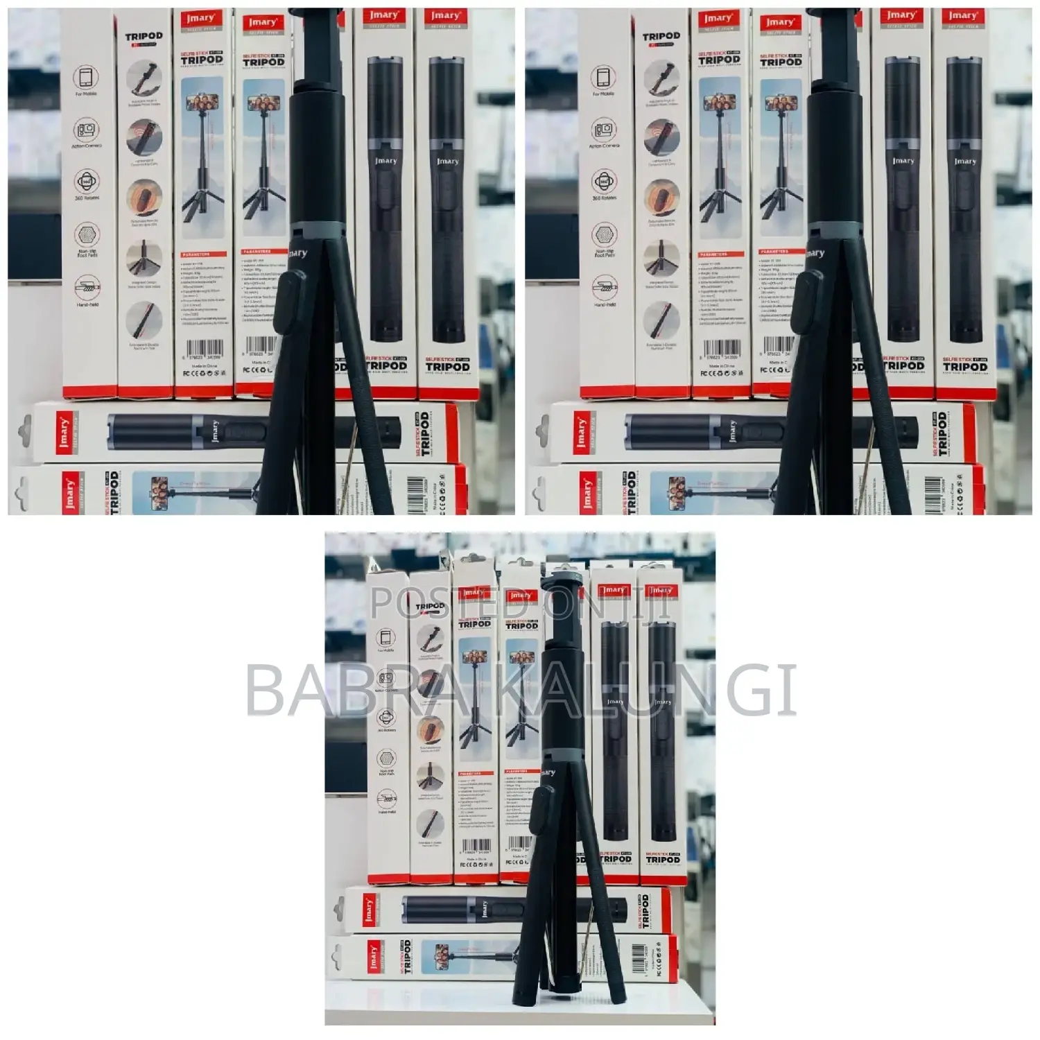 3-in-1 Multifunctional Selfie Stick Tripod