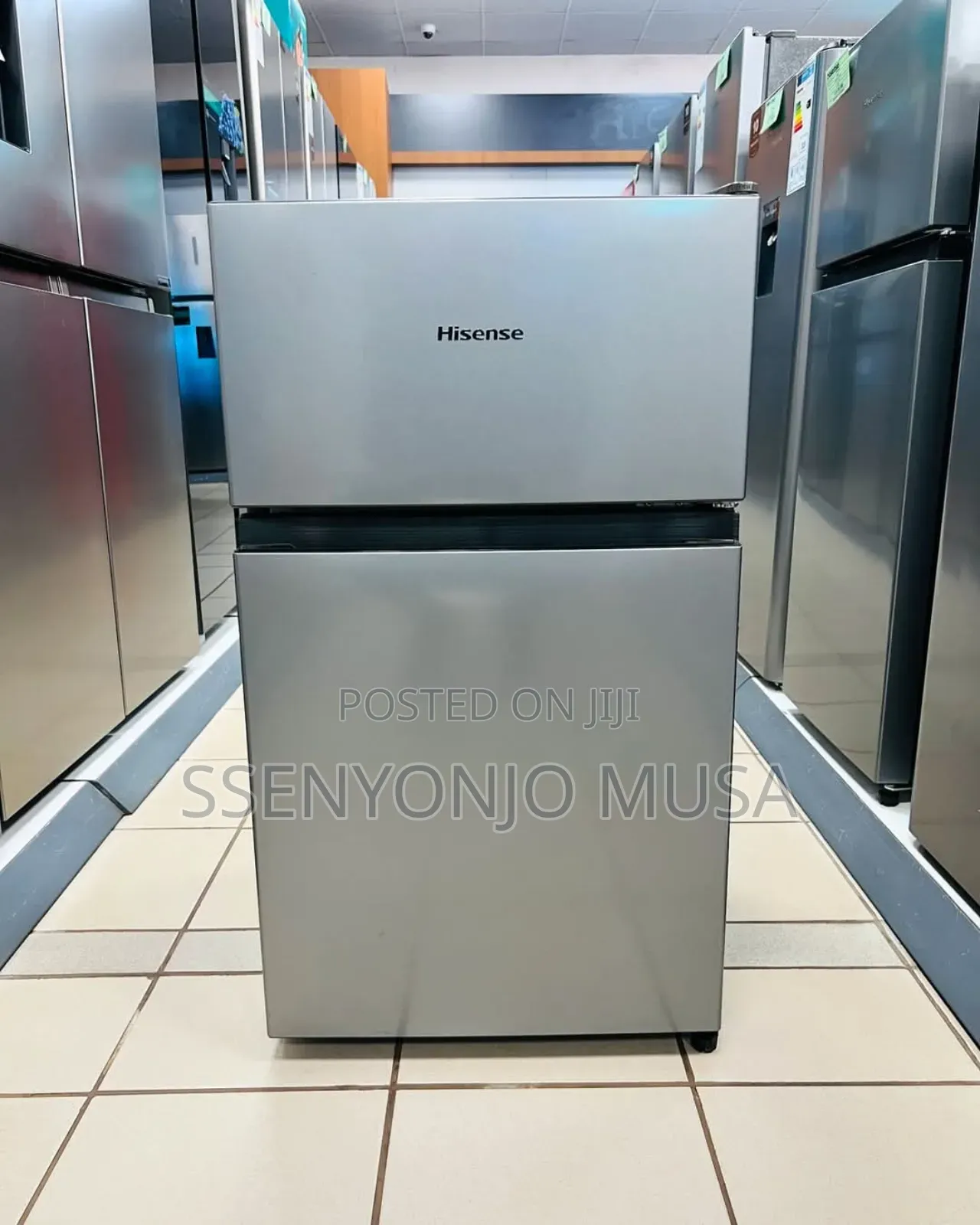 Hisense 120l Double Door Refrigerator - Silver (Rd120)