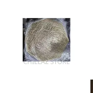 Gold Octagonal Woven Placemats.
