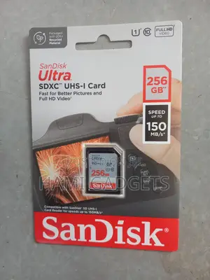 256gb Memory Card Sandisk SDXC Uhs Camera