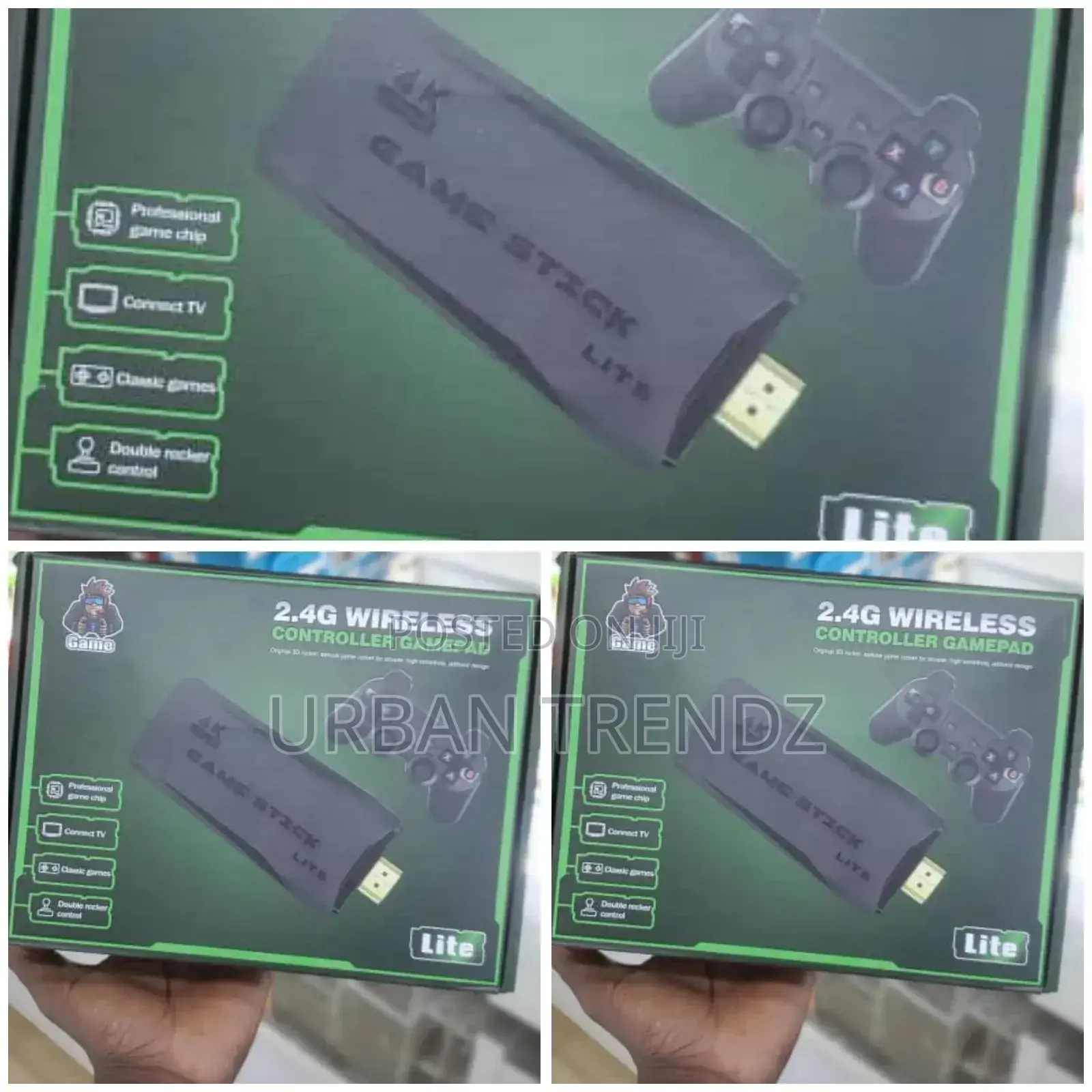 .3D Wireless Game Stick Lite With Over 20,000 Games