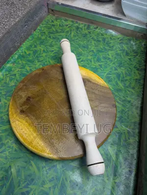 Hard Wood Chapati Board and Rolling Pin
